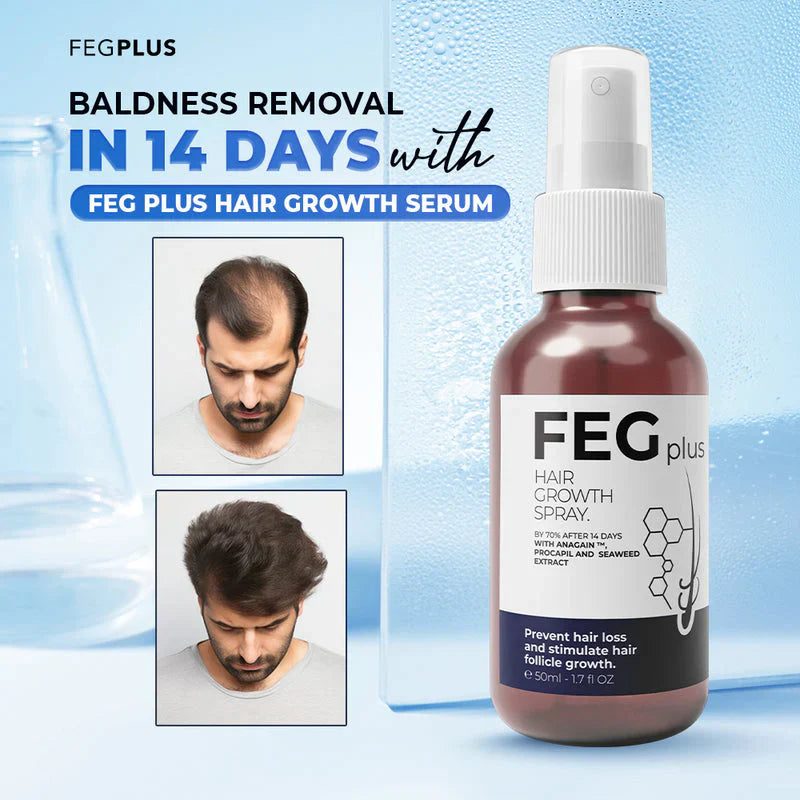 Premium FEG Plus Hair Growth 100% Fast + Organic Solution